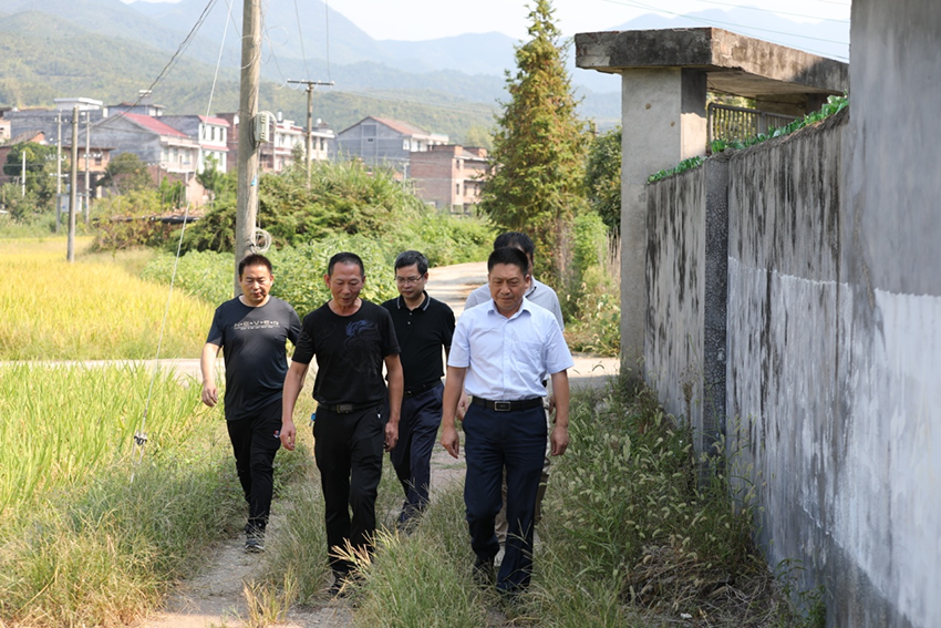 安博页面在线登录党委书记张格林赴高水村开展乡村振兴专题调研
