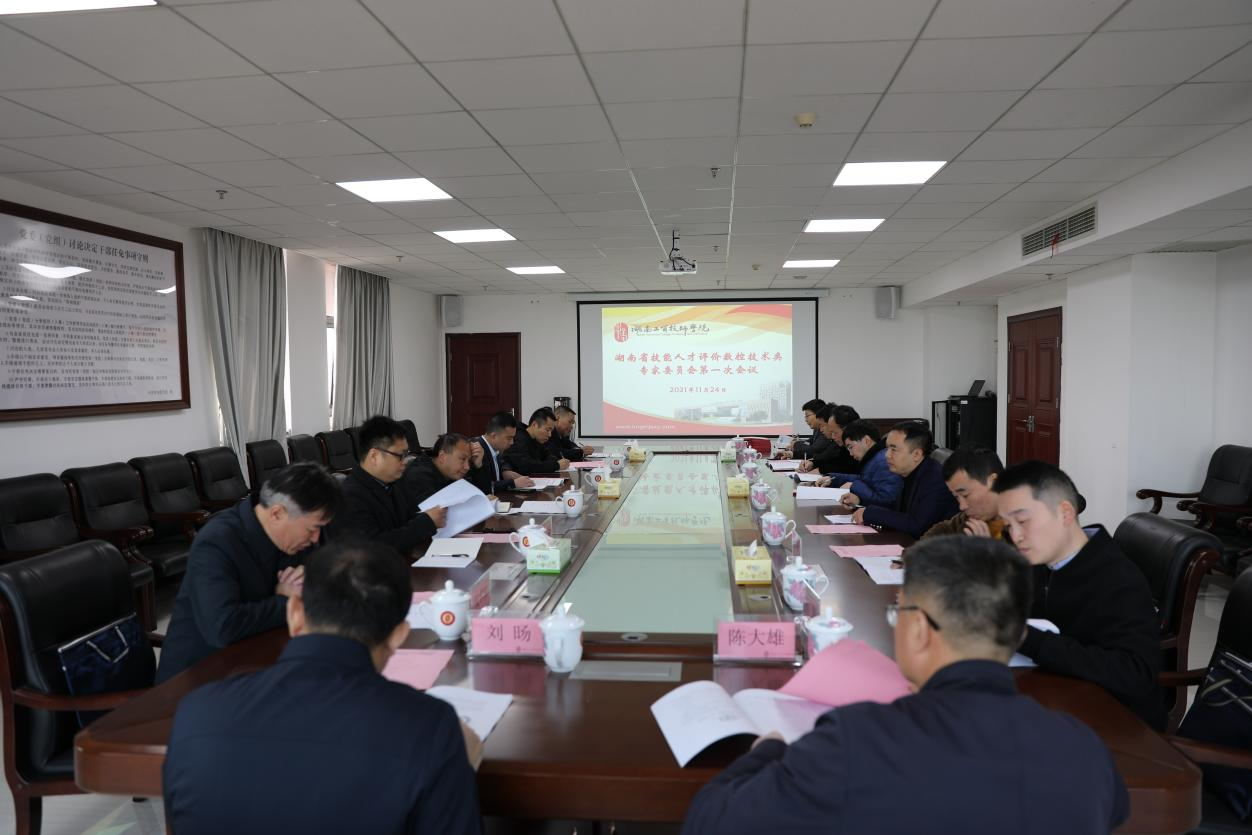 湖南省技能人才评价工作数控技术类专家委员会第一次工作会议在安博页面在线登录召开