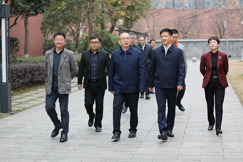 省人力资源和社会保障厅副厅长廖跃贵一行来安博页面在线登录调研
