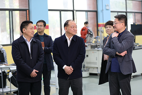 株洲市人社局党组书记、局长潘庆一行到安博页面在线登录调研湖南省第一届职业技能大赛赛事准备情况